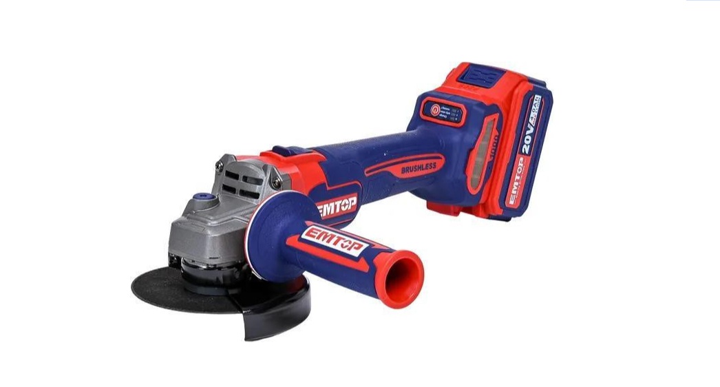 Болгарка (кутова шліфмашина) акумуляторна EMTOP ELAG271532